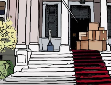 Νέο καυστικό σκίτσο του Αρκά-Η «μετακόμιση» του ΣΥΡΙΖΑ από το Μαξίμου - «Το ηθικό πλεονέκτημα το πακετάρισες;» (φώτο)